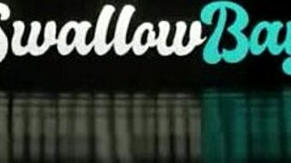 Petite college stripper in fishnets seduces dude bends over to suck monster cock deep