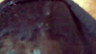 Gretala's pregnant glow shines through transparent thong flashing sensual cravings