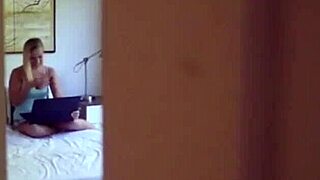 Stepsis Pays for Stolen Laptop with Bent Over Pussy Pounding Revenge