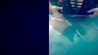 oh man, i'm loving this hot tub tease with that horny white teen slut