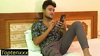 cute indian bhabhi rides neighbor's monster cock doggystyle then squirts without creampie