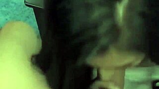 girl slurps massive cock in best blowjob leading to huge cumshot