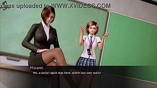 Ik kan niet stoppen met rukken aan Waifu Academys geile ongecensureerde hentai