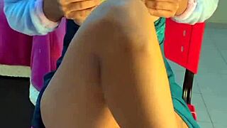 Stepsister moans cumming in mouth