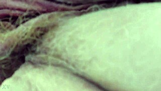 Granny's Hairy Beaver Under Skirt