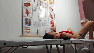 Gynecologist Fingers Tight Asshole Then Bareback Fucks Juicy Patient