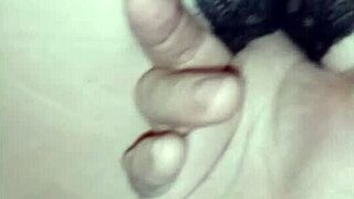 59yo tennessee slutwife bent over sawhorse pussy closeup dildo fucked hard