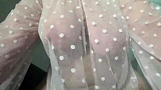 Ever seen a gorgeous milf's saggy big natural tits up close?