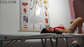 Gynecologist Fingers Tight Asshole Then Bareback Fucks Juicy Patient