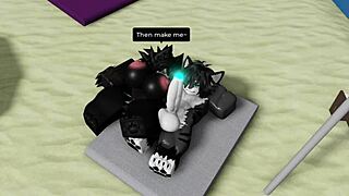 hard beach pounding with scp-1471 mal0's huge cock doggystyle and cowgirl