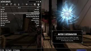 Pierced solo babe rams dildo deep into wet pussy with skyrim toys