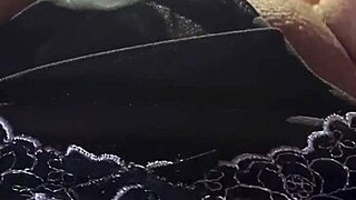 girl strokes her wet pussy in solo play