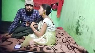 Cheating Skinny Indian Wife Rides Friend's Cock Doggystyle Outdoor Snow Quickie First Time Husband Away