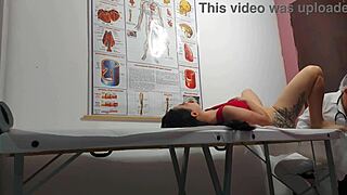 Gynecologist Fingers Tight Asshole Then Bareback Fucks Juicy Patient