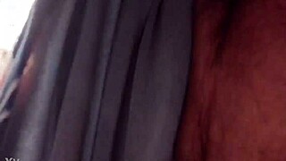 Granny's Hairy Beaver Under Skirt