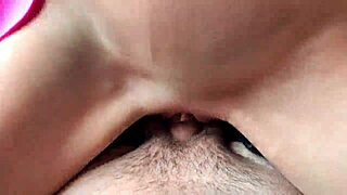 fucked skinny classmate doggy in tight pink dress pussy