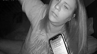 Mom Jacks Her Clit Hard Before Bed! Spy Cam Catches It All!