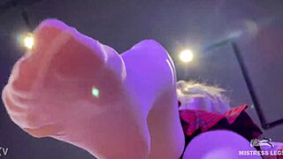 Goddess Mistress Chokes Face With Big Ass In Skirt Stockings!!