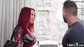 bianca beauchamp's massive titted mature stepmom seduces stepson into taboo play with her huge redhead milf body