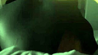 creamy black milf mom bent over doggystyle by stepson huge cock pounding