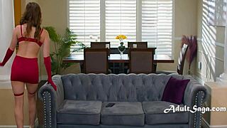 Neglected housewife Katie Kush cheats desperately with young delivery boy