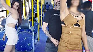 i spot this hot woman shaking ass on crowded bus skirt up for public worship
