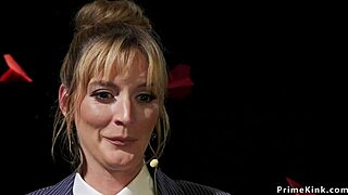 i pound black male slave ass as blonde domme