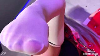 Goddess Mistress Chokes Face With Big Ass In Skirt Stockings!!