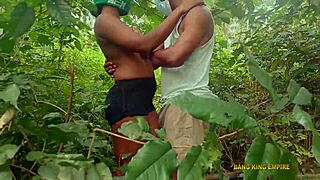 bush bbw king's wife deepthroats bbc in village ritual pounding