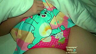 waking daughters chubby friend late night ripping clothes pounding her huge wet shaved pussy doggystyle creampie