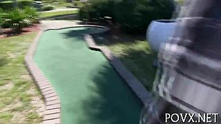 shorty 18+ teen slurps sloppy cock then takes rough pounding 😩💦