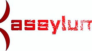 Blowjob doll Alisha Adams bound tight face fucked rough mmf group anal