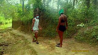 bush bbw king's wife deepthroats bbc in village ritual pounding