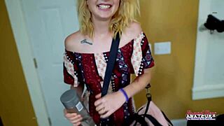 bonnie wolf's petite tease leads to cock hunger