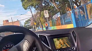 ruiva risky bus stop masturbacao outdoor pov so hot