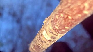 Im having insane sex with real life witch in woods bent over doggystyle creampie her ass with big black cock!!