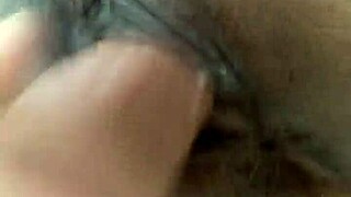 bobbi jo88 plays with her creamy wet shaved pussy