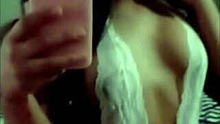 fuck yes this argie tgirl slut shoots hot cum selfies in the mirror