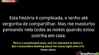 Cuckquean Watches Husband with Brazilian Big Ass Clit Milf