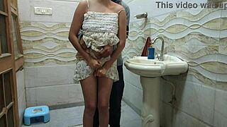 Desi Stepdad Punishes Smoking Young Stepdaughter with Rough Outdoor Fuck