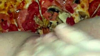 saudi arabian snowwhite in la munches pizza chocolate fruits in kinky teen masturbation compilation