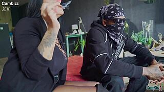 Big black cock pounds huge ass milf with dirty talk and deepthroat!