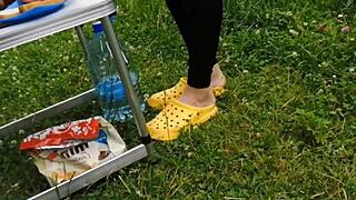 Milf Brunette Vacation Sex Vlog Dirty Feet Fetish Compilation