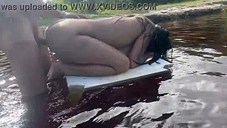 Fudendo Morena Gostosa No Lago Central