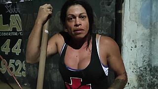 WOW! Watch This Busty Morena MILF Slam That Hammer Deep in Her Juicy Holes!