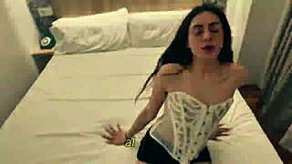 Colombian Skinny Hottie Tricked into Room for Monster Cock Deepthroat and Dirty Talk Humiliation