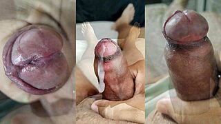 Compilation of small phimosis cock jerks and young girlfriend's squirting pussy play part 18