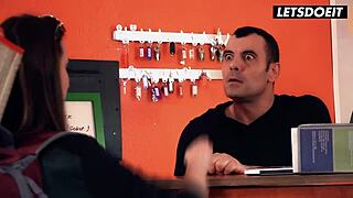 big ass teen amirah adara gets rough fucked doggystyle in hostel