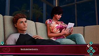 big tits bounce free as she strokes to explosive cumshot