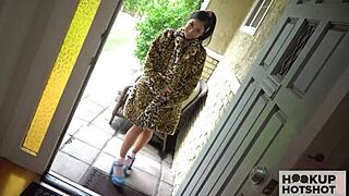 skinny brunette avery black rides bryan gozzling's monster cock wildly